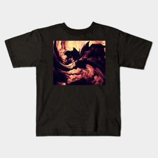 Black smoke Kids T-Shirt